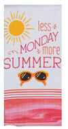 Summer Tranquility Less Monday Dual Purpose Terry Towel